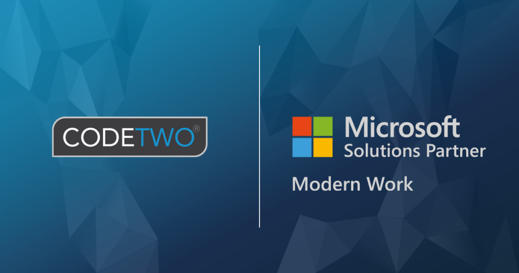 CodeTwo joins Microsoft Solutions Partners