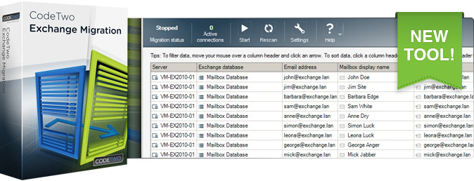 CodeTwo Exchange Migration - new tool out now