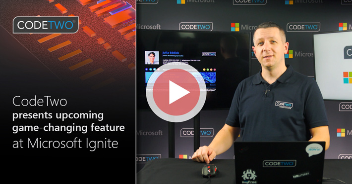 CodeTwo showcases game-changing update to client-side signatures at Microsoft Ignite