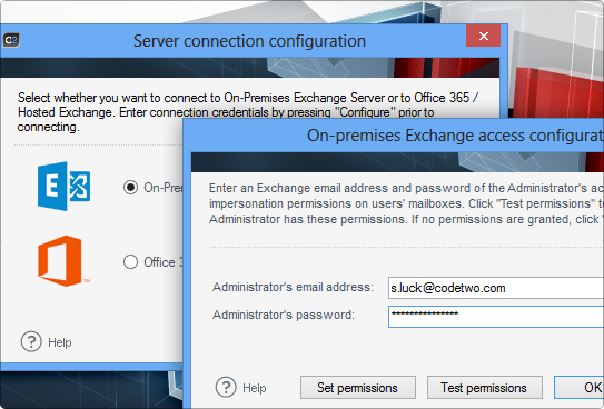 Selecting connection to server to set global auto-replies