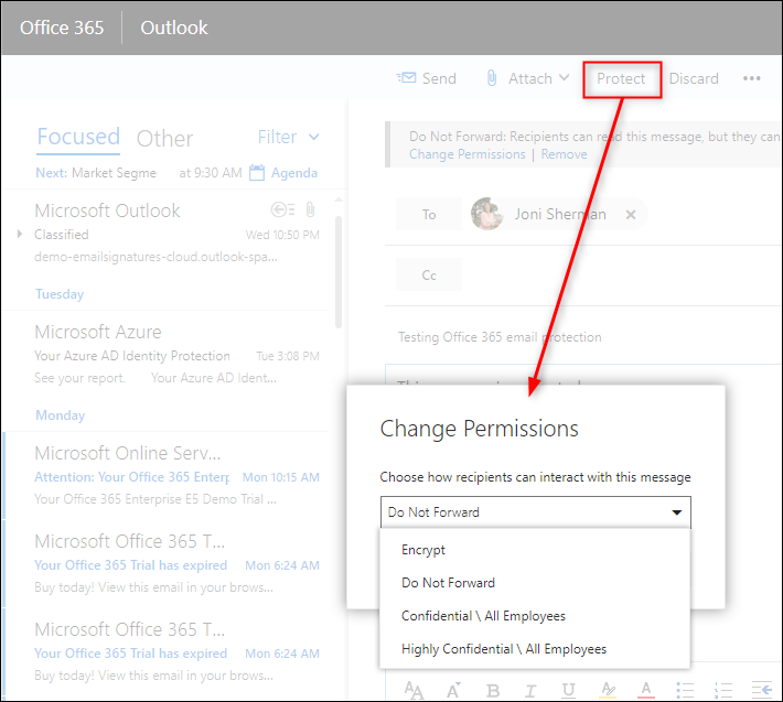 Office 365 message protection & CodeTwo software 2