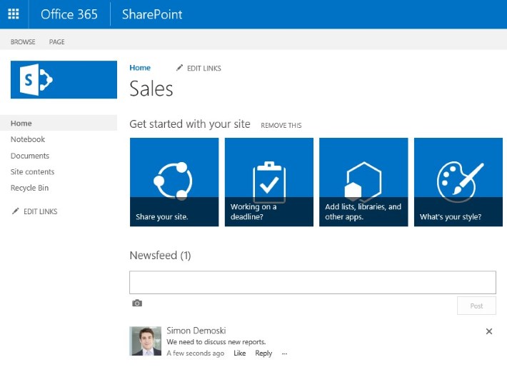 User's photo in SharePoint.