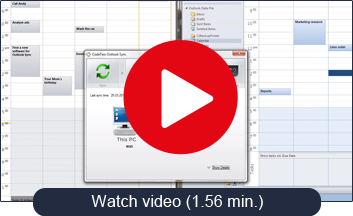 Watch a short movie about CodeTwo Outlook Sync