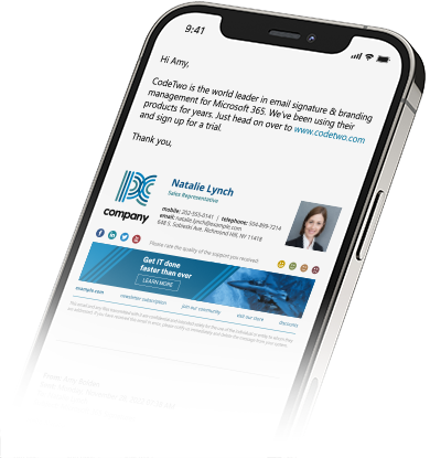 Manage email signatures &&nbsp;branding on all devices