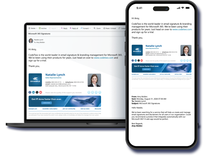 CodeTwo Email Signatures 365
