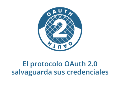 OAuth 2.0 protocol safeguards your credentials