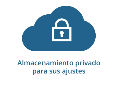 Private storage for your settings