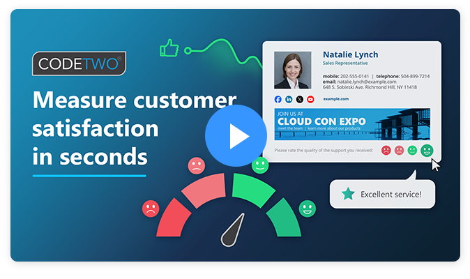 Sondages de satisfaction CSAT par clic