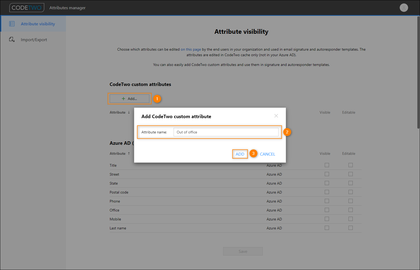 Microsoft Codetwo Examples of use - Automatic replies - Let users enable autoresponder ...