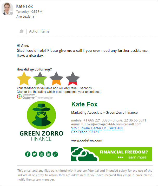 nice email signatures