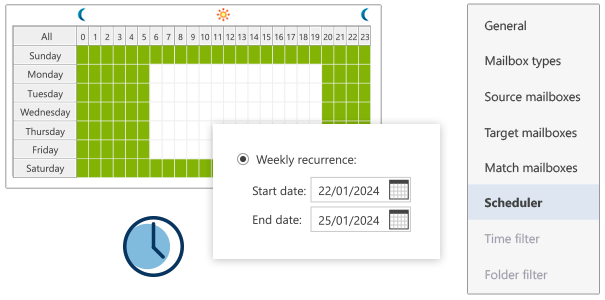 schedule your migration to Office 365