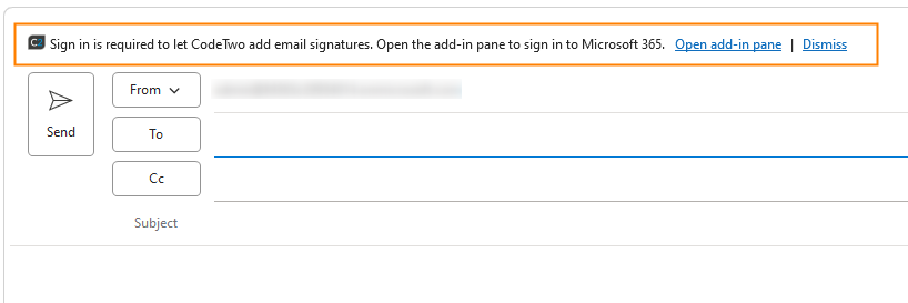 Outlook Add In Sign In CodeTwo Outlook Add-in – sign-in requirement explained