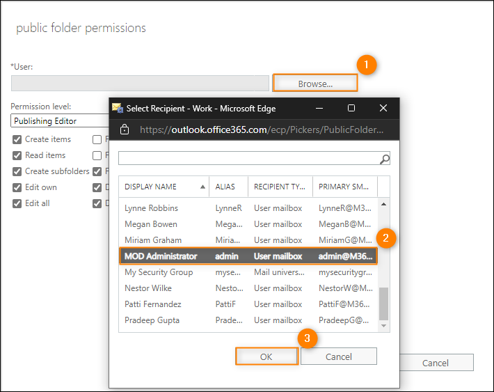 How to create public folders in Office 365 (Microsoft 365) and Exchange ...