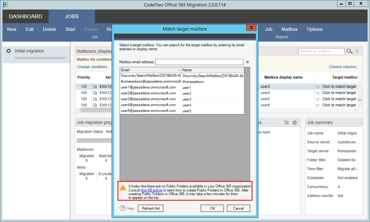 Understanding the program - Migration | CodeTwo Office 365 Migration ...