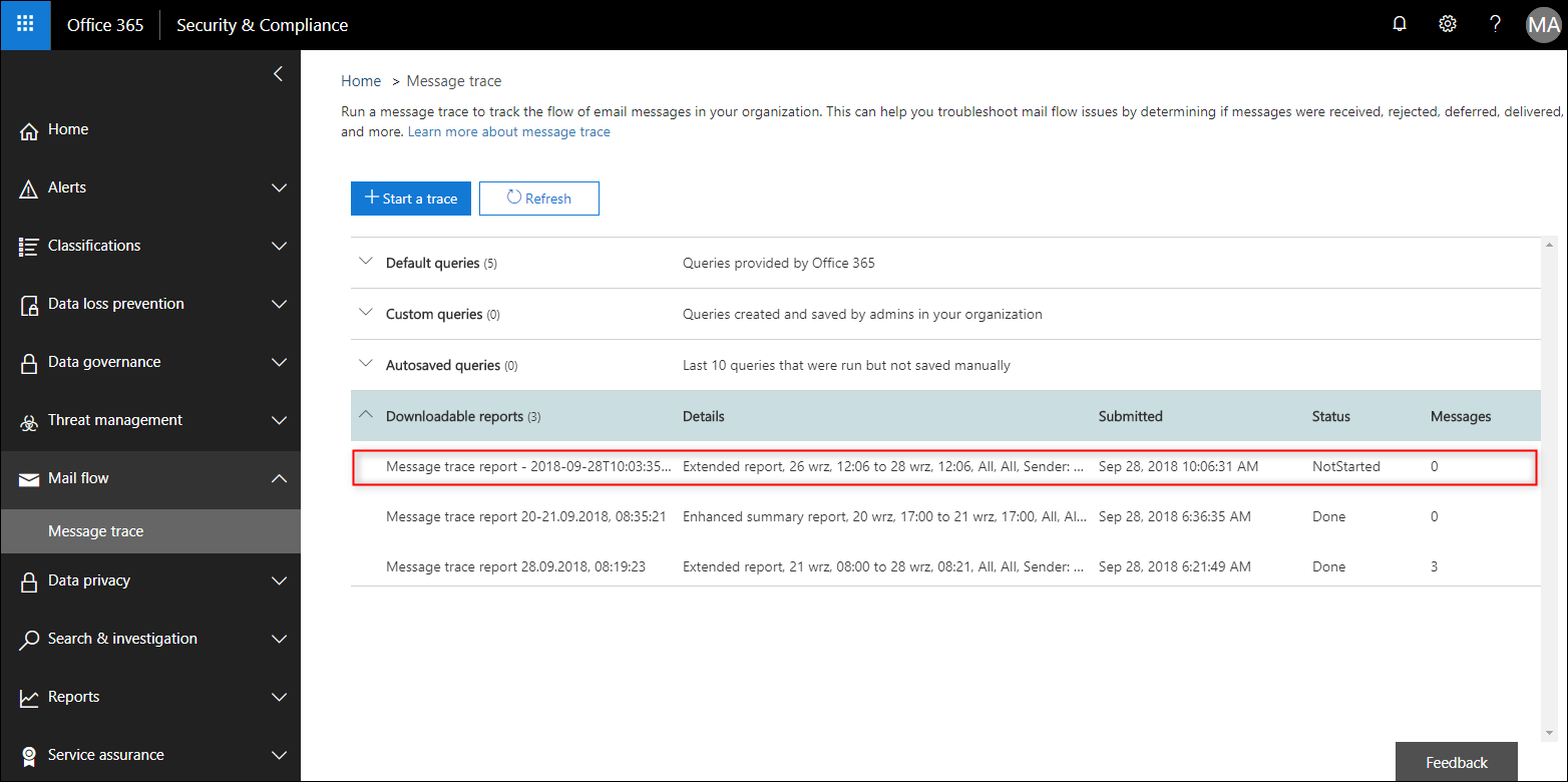 o365 message trace splunk