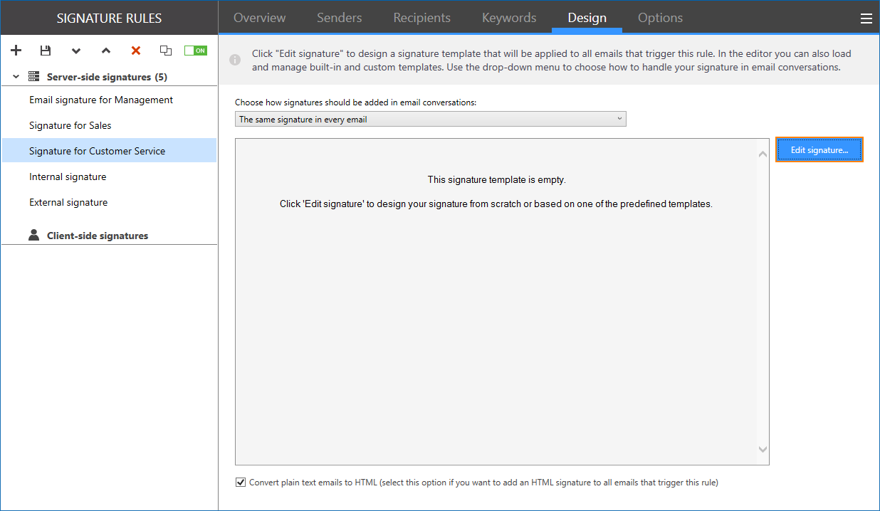 How to add personalized email signatures to emails sent from shared