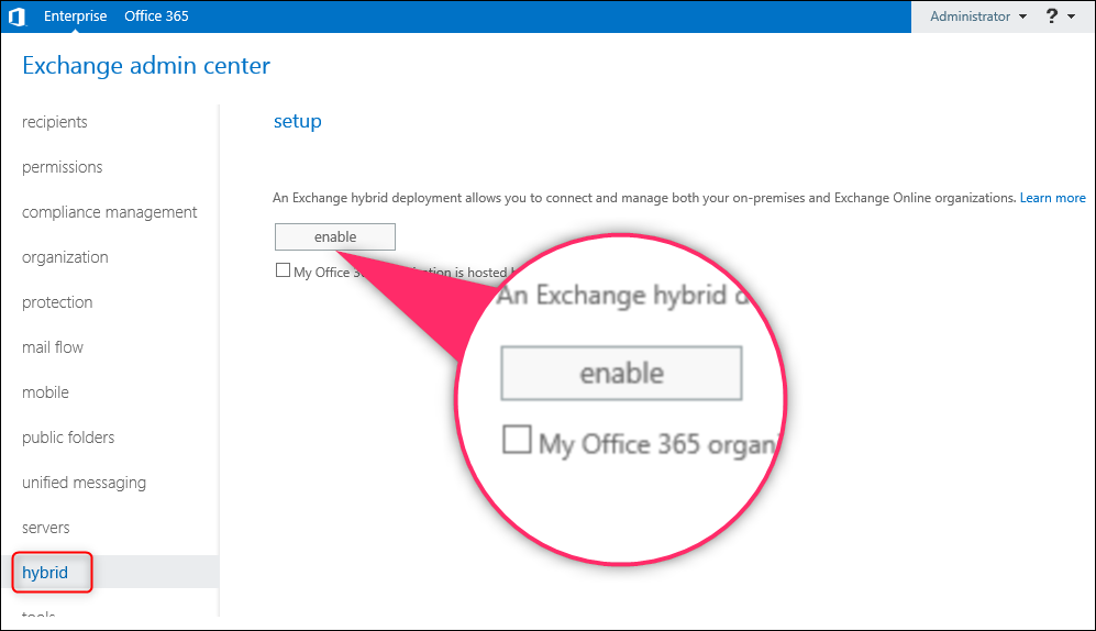 How to check if my environment is hybrid?