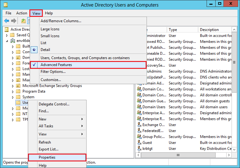 ad trusted domain object