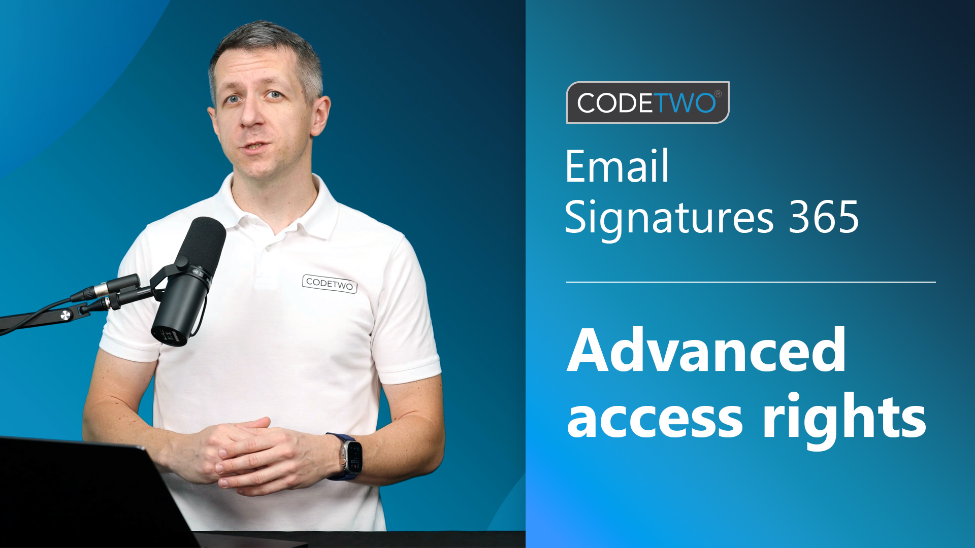 Advanced access rights management in CodeTwo Email Signatures 365
