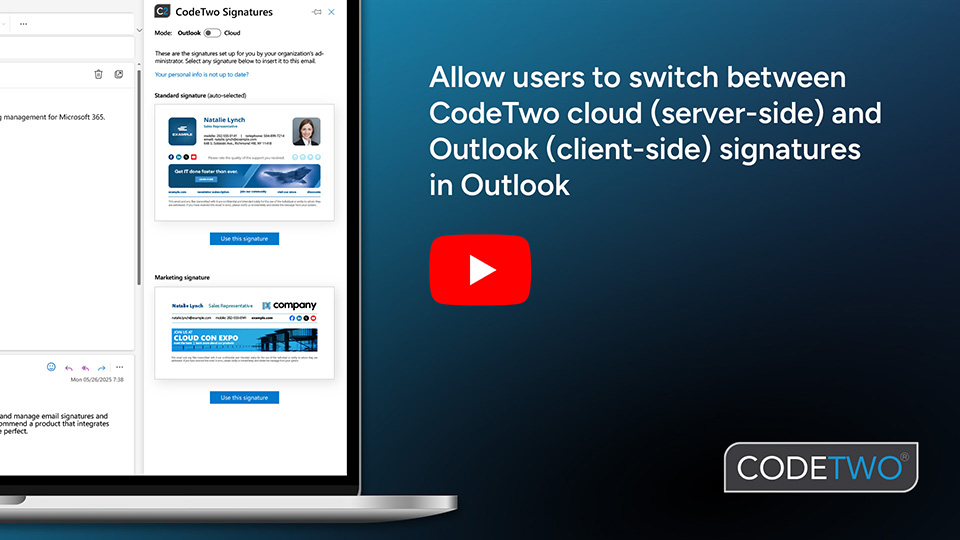 CodeTwo Outlook add-in - Advanced settings