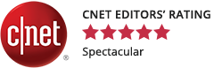 5 stars in CNET Editor’s Rating