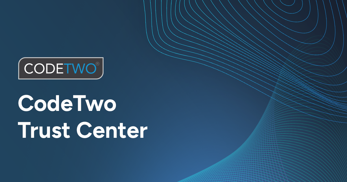 Codetwo India CodeTwo Trust Center - security, privacy and compliance