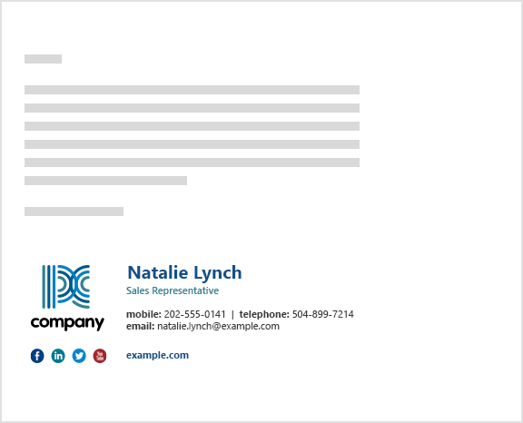 No side banners in Office 365 native signature