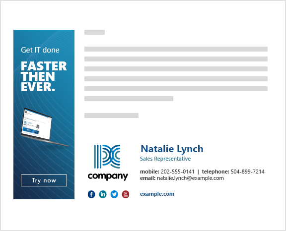 CodeTwo adds side banners to emails