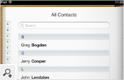 Outlook contacts synced with iCloud