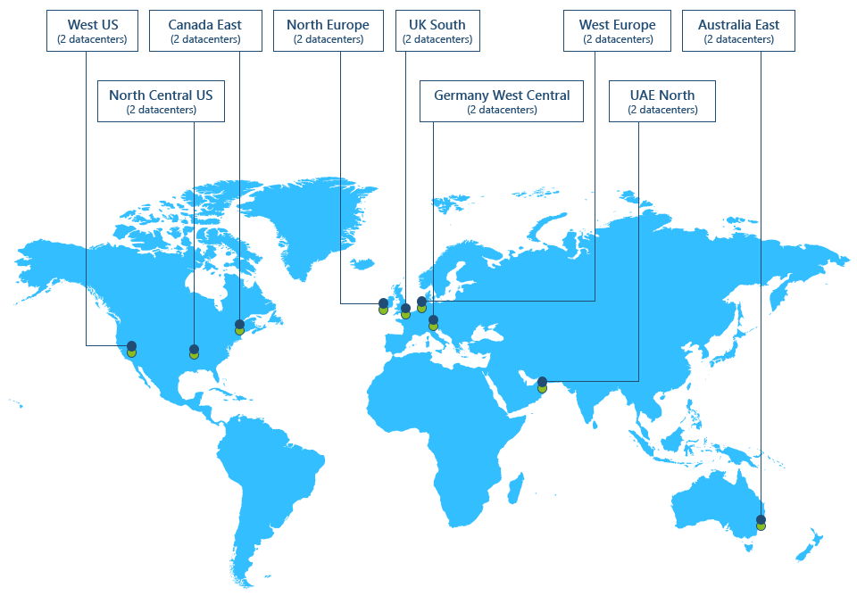 18 datacenters to help you stay GDPR-compliant