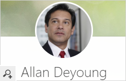 Each user's photo is synchronised to Delve, where Microsoft 365 profiles are stored