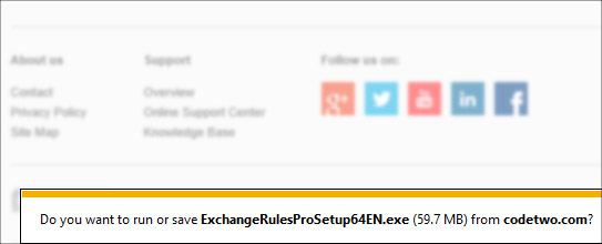 CodeTwo Exchange Rules Pro - Download