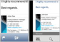 Support for popular mail clients and mobiles