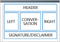 Support for footers, headers and side banners