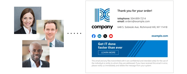 Add signatures to emails sent from shared mailboxes