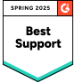 G2 Spring 2025 Best support award