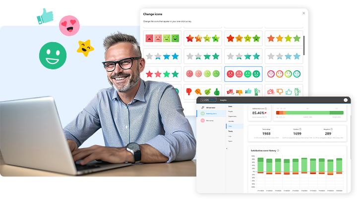 One-click surveys are the way to go