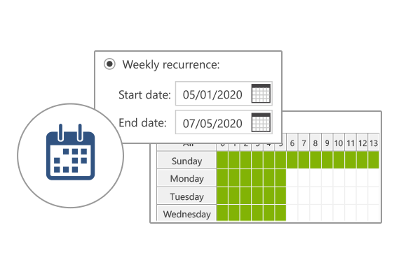 Scheduling the migration