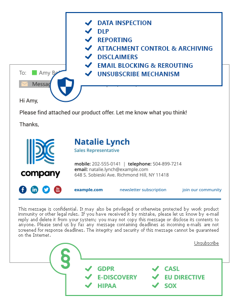 CodeTwo ER Pro - Legal email compliance