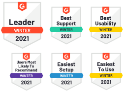 2021 Summary of CodeTwo awards on G2.com