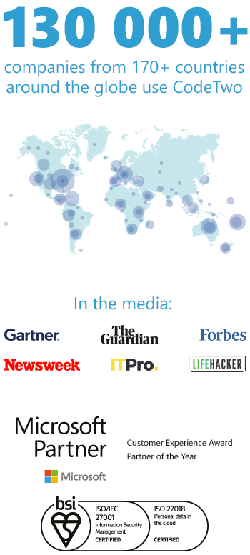 CodeTwo Infographic mobile