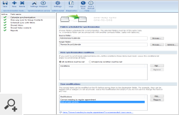 Tag synchronized items on the fly to easily identify new data in the target folders.