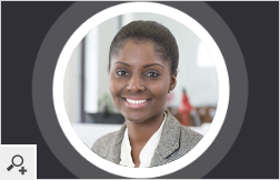 A user’s photo appears when you call a colleague in Teams.