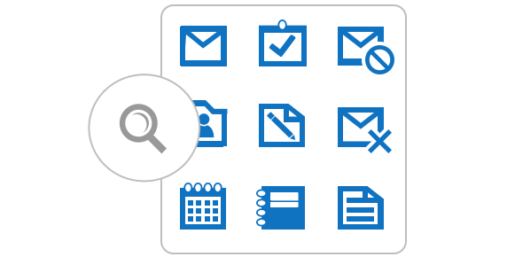 Folder types selection