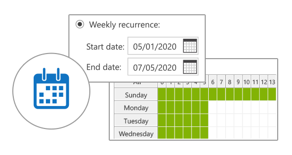 Scheduled migration