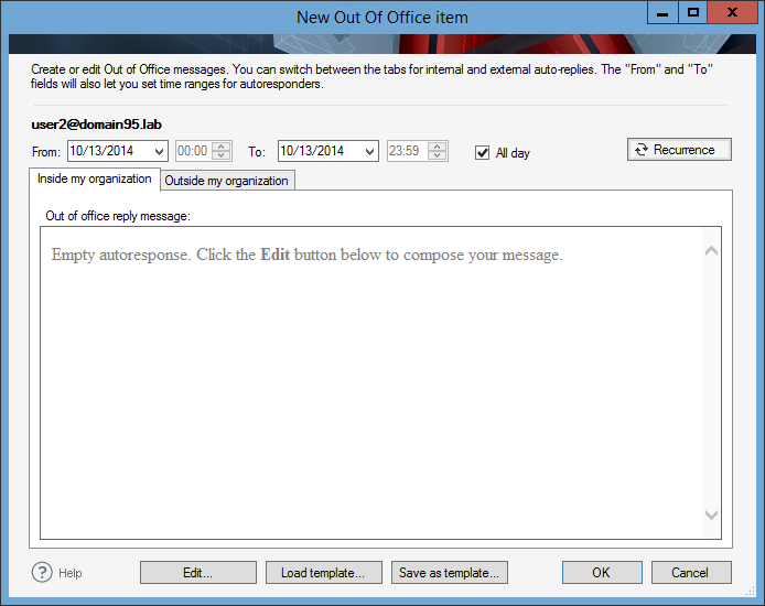 office closed message template