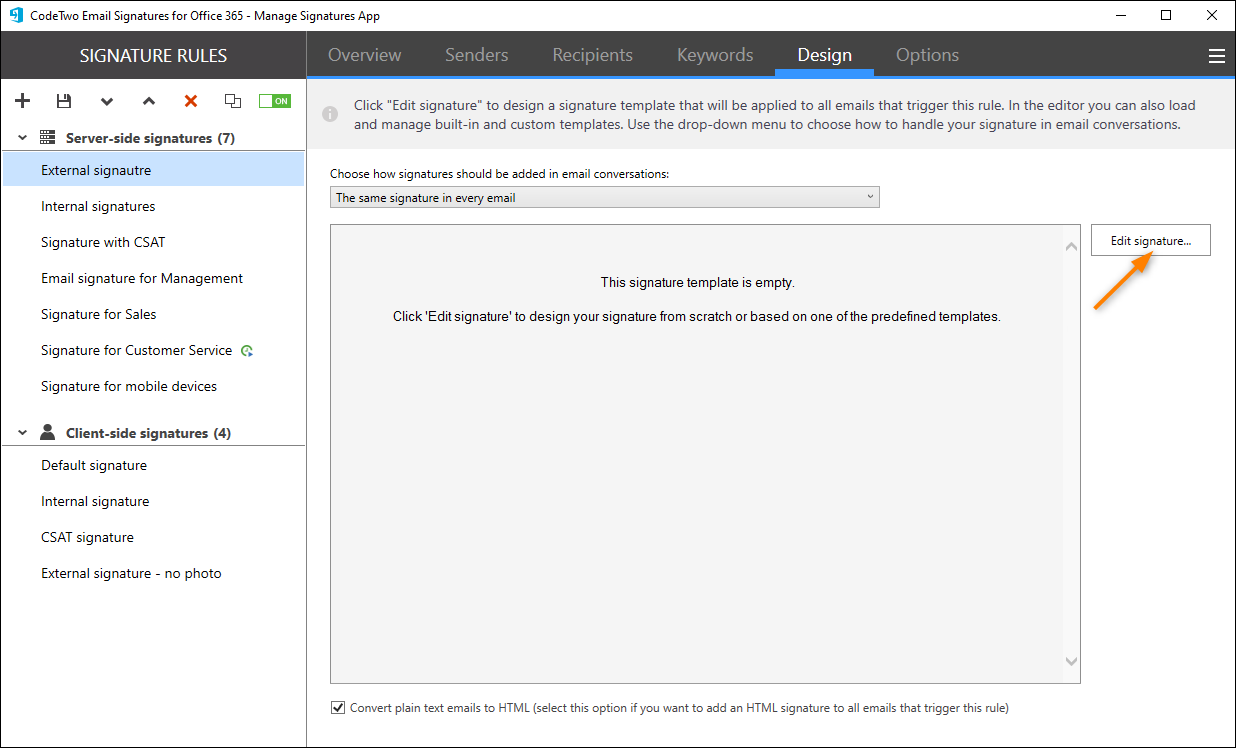 Quick guide | CodeTwo Signature Template Editor User's manual