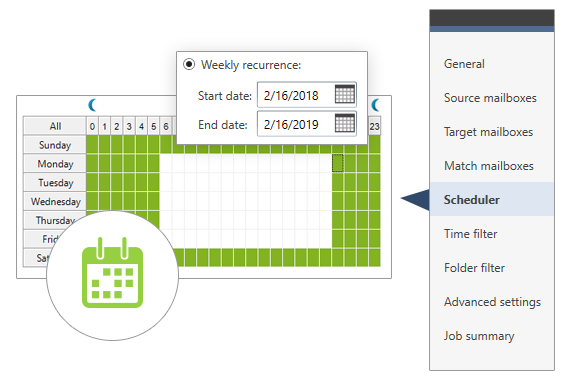 Schedule migration
