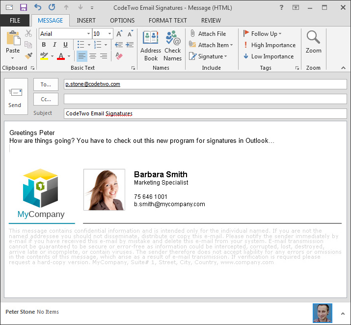 what to include in an email signature
