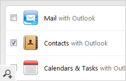 iCloud Control Panel for Windows